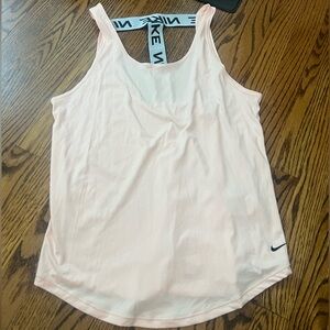 Nike Tank Peach and Black
